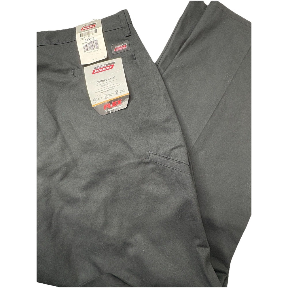 New Genuine Dickies Men's 44x32‎ Loose Fit Straight Leg Double Knee Flex Pants